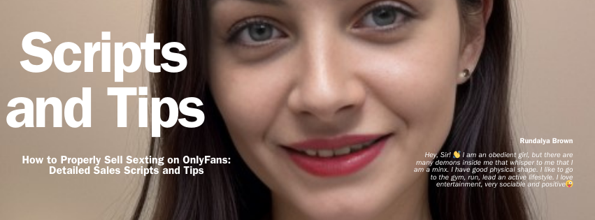 How to Properly Sell Sexting on OnlyFans: Detailed Sales Scripts and Tips 2025 1 How to Properly Sell Sexting on OnlyFans Detailed Sales Scripts and Tips